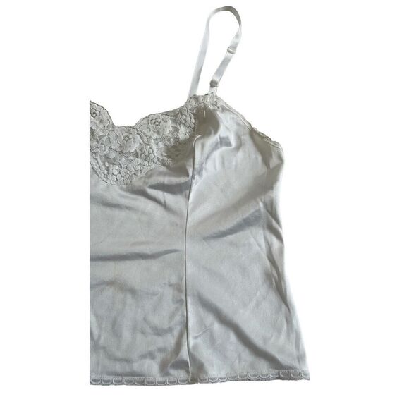 Addona Striped Lace Trimmed Adjustable cami Tank size S - Picture 7 of 7